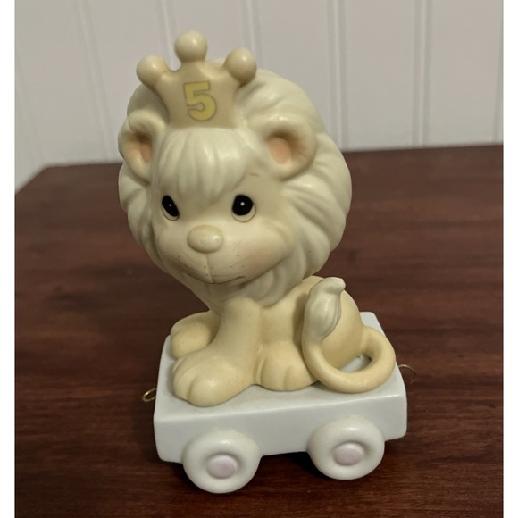 Precious Moments Other - Vintage Birthday Circus Train Series Precious Moments Lion Age 5 1985 #15989